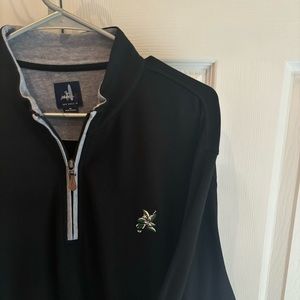 johnnie-o 1/4 zip sweater Laurel Valley logo men's x-large